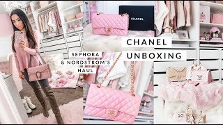CHANEL BAG UNBOXING! NORDSTROMS AND SEPHORA HAUL