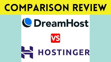 👉DreamHost vs Hostinger Web Hosting Comparison ✅ Review
