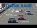 Track Race #8 | Ferrari 360 Modena vs Porsche 911 Turbo vs Skyline Nismo R34 GT-R