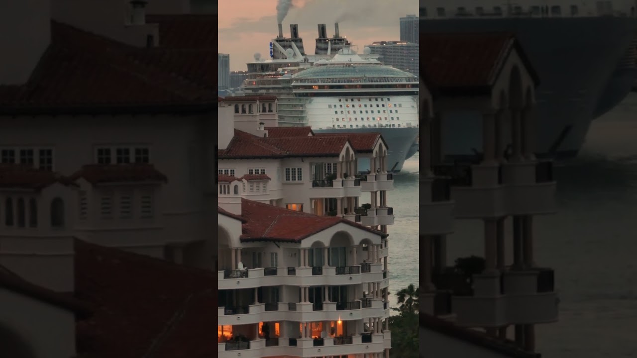 Oasis of the Seas cruise ship departing from PortMiami