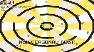 오픈 헥사곤(Open Hexagon) Commando 1x 83.3701초(s) 예전 세계 5위 (Fomer World 5th Record)