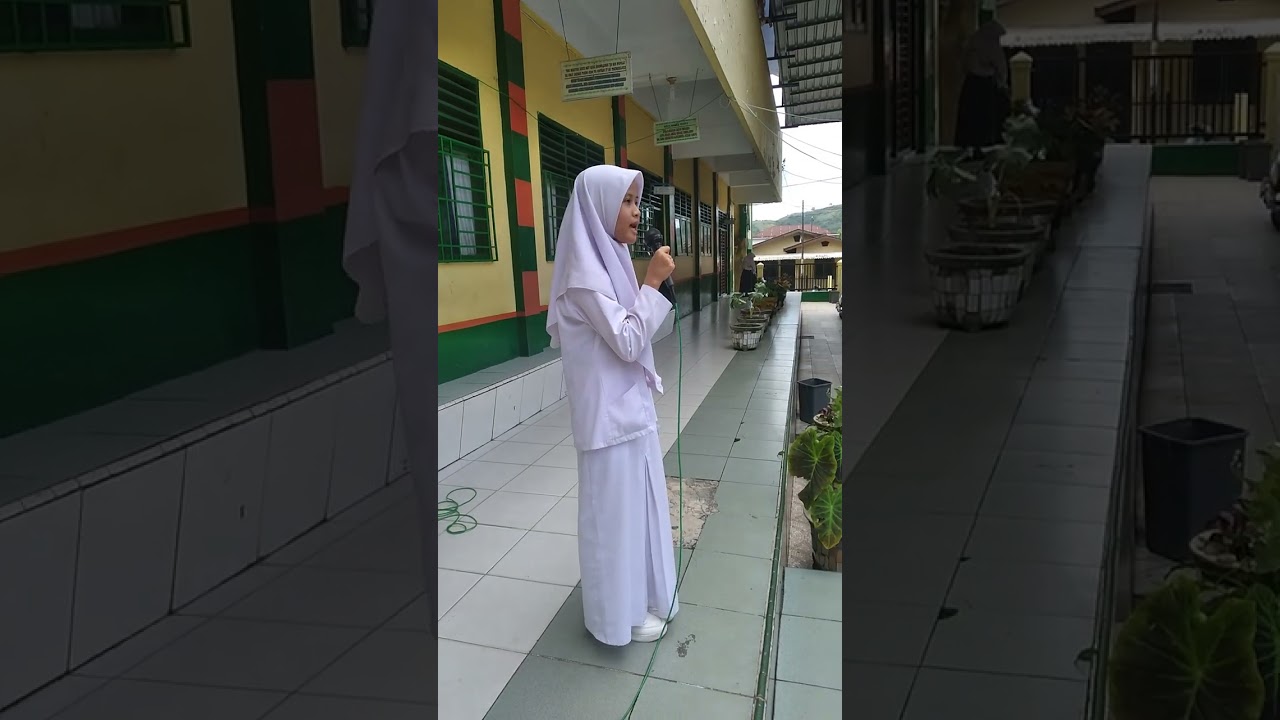 Kesehatan mata oleh anggota Uks Aazzah Dinayanti