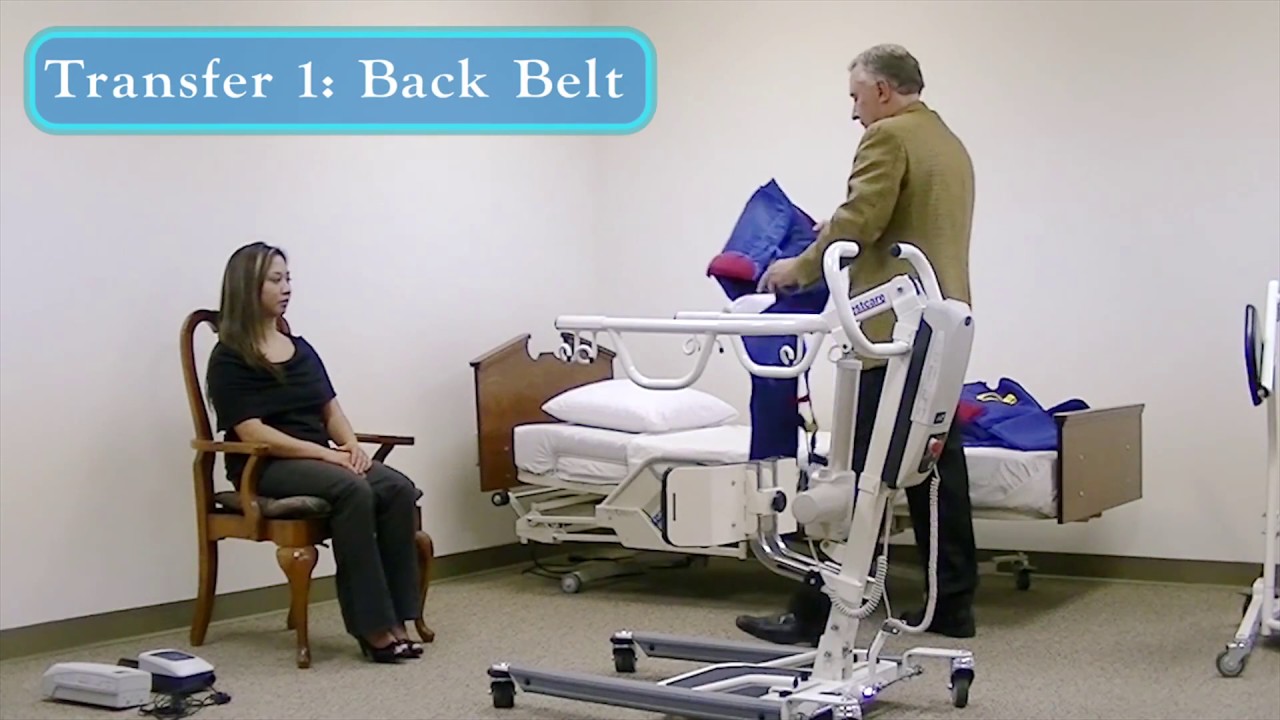How to use Bestcare Deluxe Padded Stand Assist Slings? YouTube