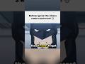 Batman gives the vilians a warm welcome! 💀 #youtubeshorts #shorts #batman #superman #dccomics