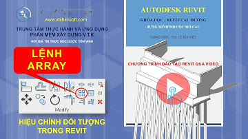 REVIT CẦU ĐƯỜNG - THỰC HÀNH LỆNH ARRAY (AR-LINEAR)