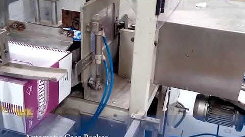 Automatic carton case packer for soap box