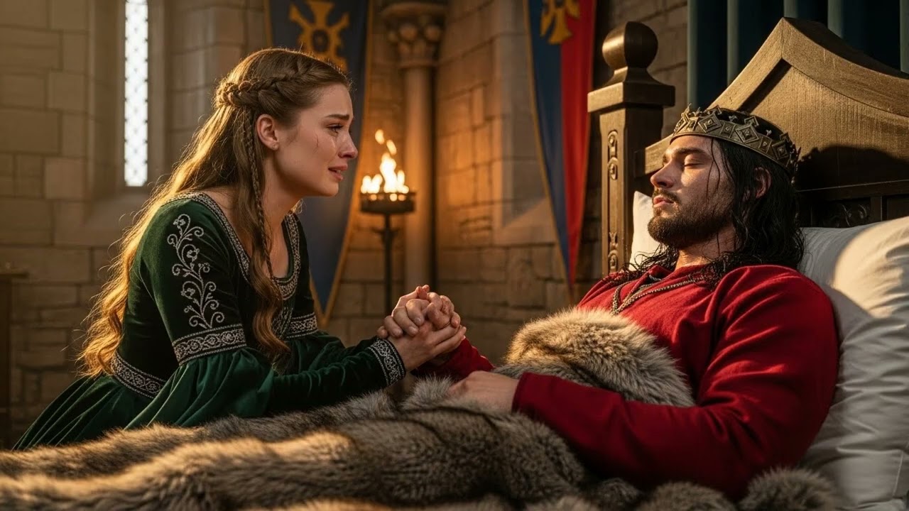 Kralj Se Pretvara Da Umire,A Ono Što Je Njegova Zaručnica Šapnula Misleći Da OnNe Čuje Uništilo GaJe