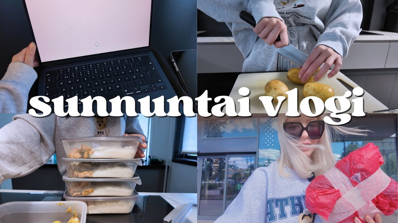 VLOGI - viikon ruokaostokset, eka vinted-tilaus, kokkailua