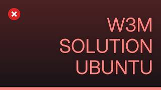 Ubuntu: Downloading files with w3m