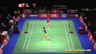 Badminton Highlights  Lee Chong Wei vs Chen Long  2014 World Championships  MS Finals