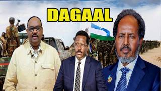 Xogta Xaalada Gaalkacyo P-Land Gacanta ku dhigtay Qalab ciidan, Mucaradki oo kala jabay, Xasan sh...