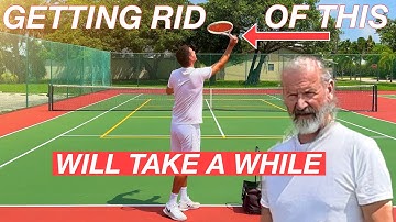 3 Agonizing Steps to Get Rid of a Chronic Waiter Tray Tennis Serve