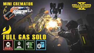 Helldivers 2 – Full GAS + Mini Flamethrower BROKEN!? | Solo Deathless Super Helldive vs Terminids