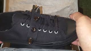 Demonia boots and sneakers review and on feet.