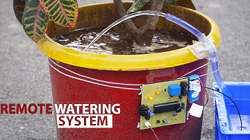 Remote Control Plant Watering System Using 8051 | Electronics Mini Projects