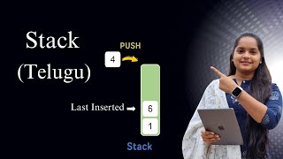 Stack  in Telugu | Data Structure Series | Stack Example