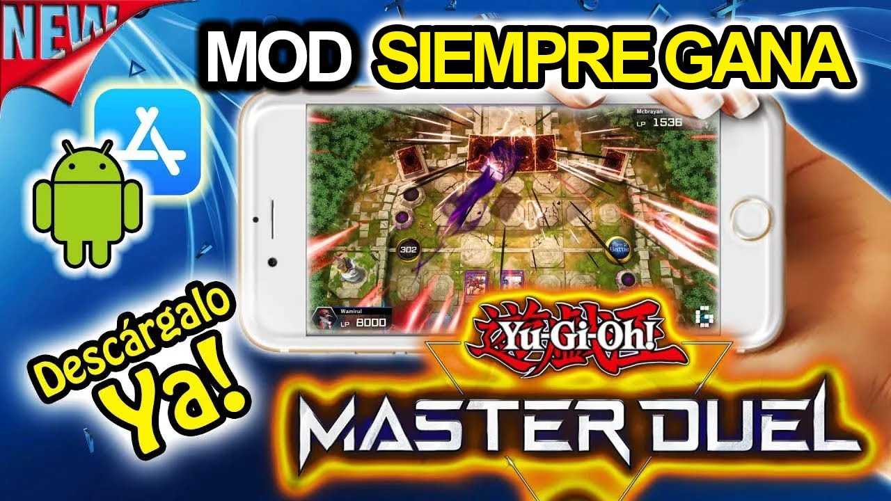 YuGiOh! Master Duel MOD UNLOCK ALL ALWAYS WIN Android APK/IPA/IOS