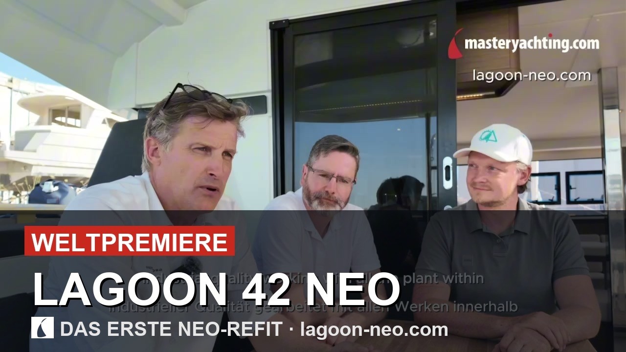 ⁣Weltpremiere: Das erste LAGOON 42 NEO Refit – Rundgang & Interview an Bord der „La Perla“
