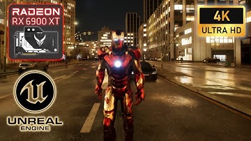 Iron Man in Unreal Engine 5 | 4k | 6900 XT