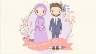 Undangan Pernikahan Islami Disertai Doa Untuk Pengantin by Menikah Project #14