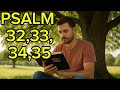 PSALM 32,33,34,35. DAILY LIVING WORD.