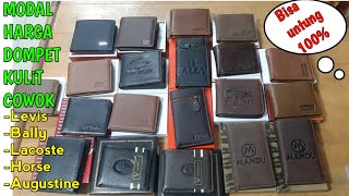 BONGKAR MODAL-MODAL DOMPET KULIT ASLI..⁉️|| BARU BELI DI TOKO GROSIR DOMPET