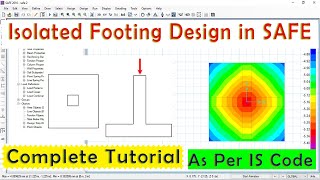 Isolated Footing Design In SAFE | Design Analysis Of Footing | SAFE Tutorial For Foundation Design screenshot 5