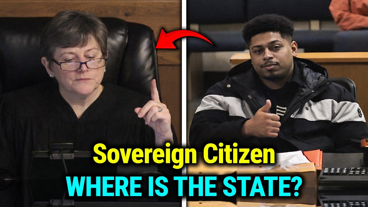 DELUSIONAL Sovereign Citizen tries 'Jurisdictional Trap' on the State — Judge isn't falling for it