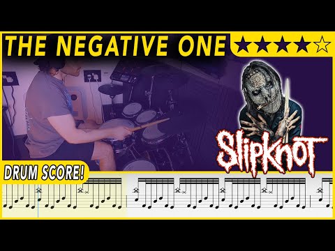 The Negative One Slipknot DRUM SCORE Sheet Music 451 DRUMSCRIBE 