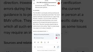 Ohio bmv permit verification errors