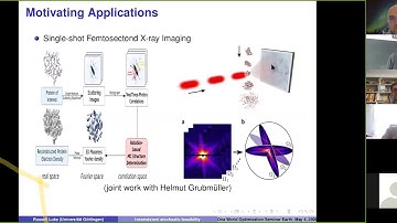 OWOS: Russell Luke - Iterated Self-mappings: Random Iterations & Inconsistent Stochastic Feasibility
