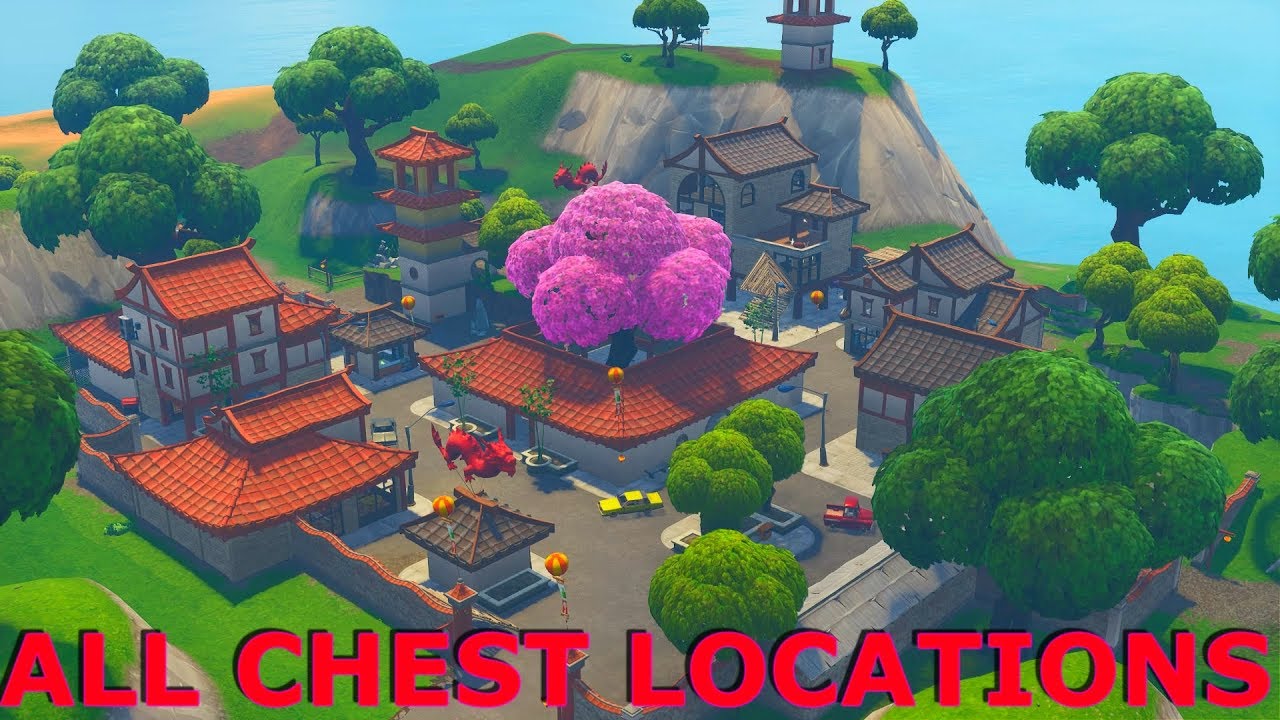 WEEK 7 ALL CHEST LOCATIONS LUCKY LANDING! Fortnite YouTube