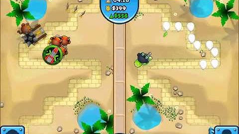 Bloons TD Battles - Clip #32 - Really? A Hacker with Infinite Lives, too?