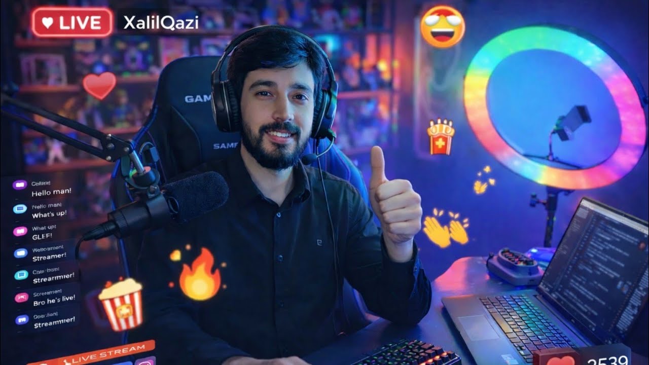 Qazi🏅 canlı yayım başlatdı!