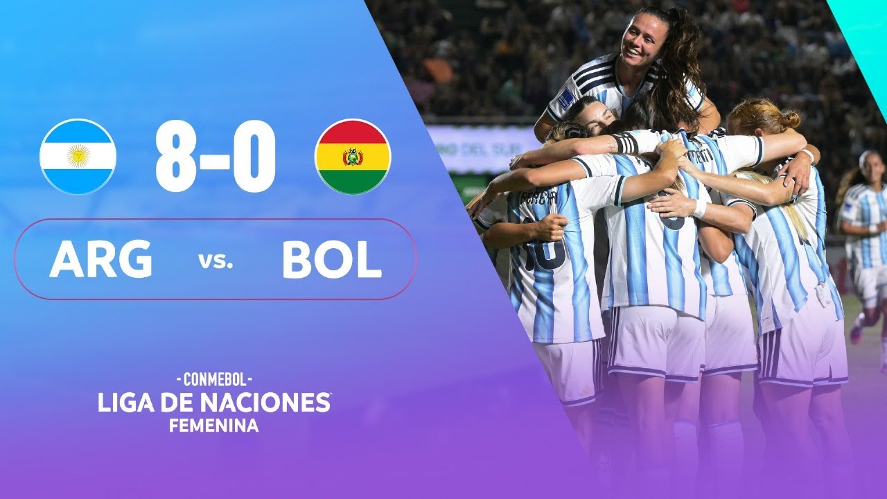 ARGENTINA vs. BOLIVIA | HIGHLIGHTS | CONMEBOL LIGA DE NACIONES FEMENINA