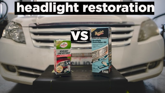 Just 2 steps! Step 1: CLEAN Step 2: COAT Meguiar's® Perfect Clarity Headlight  Restoration Kit makes restoring dull, yellowed & oxidized headlights, By Meguiar's