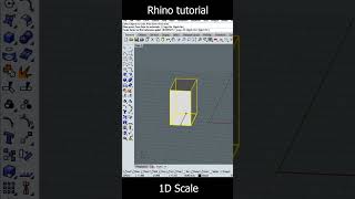 1D Scale#tutorial #3d #3dmodel #rhino #tools
