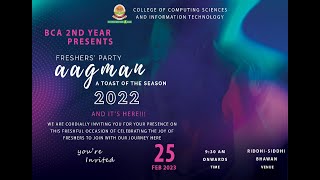 Aagman - 2022, Bca Freshers Party| Teerthanker Mahaveer University, Moradabad