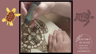 Celtic Sea Turtle  Wood Burn