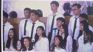 The unklab High School Choir 👏😇 #happysabbathday #blessed #graduation