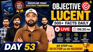 Lucent Objective GK | 500+ Daily Facts | Day-53 | Er. S K Jha Sir & Expert Team
