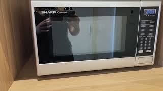 Sharp Countertop Microwave Review | 1000W Carousel Microwave (1.1 Cu Ft)