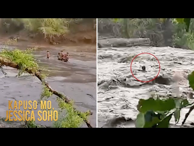 Mga bata sa General Trias, Cavite, inanod ng rumaragasang ilog! | Kapuso Mo, Jessica Soho class=