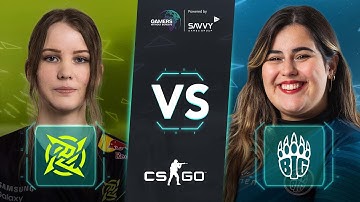 Ninjas in Pyjamas vs. BIG Equipa // Gamers Without Borders 2023 – CS:GO W – Day 1