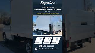 2020 Chevy 12ft Box Truck with Lift Gate - For Sale at Signature Truck Center
