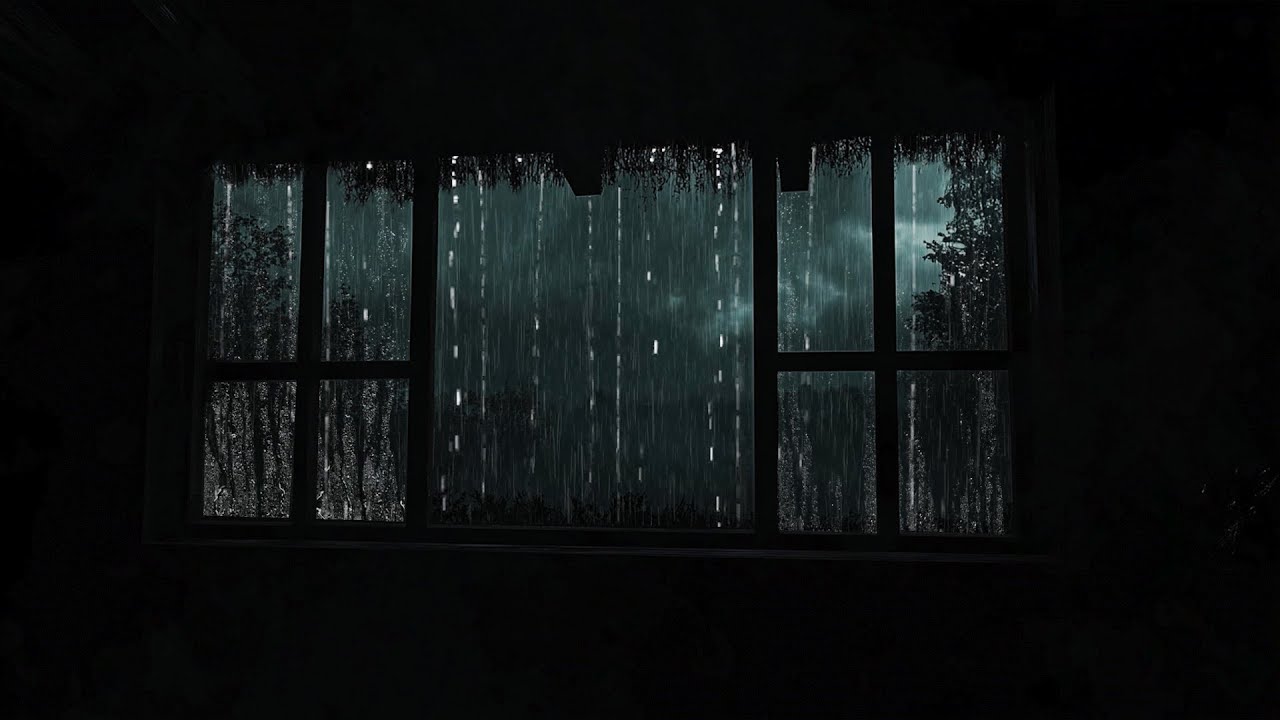 Слушание дождя и грома за окном помогает расслабиться и легче заснуть.