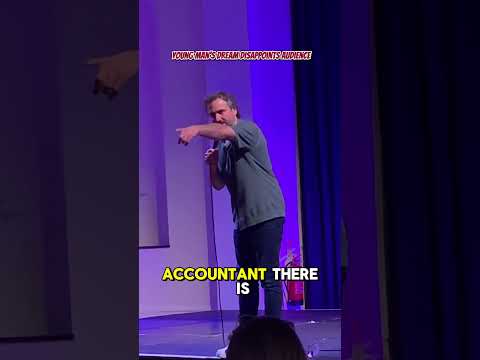 ￼ Young man disappoints audience -UpComedy ￼￼￼