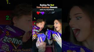 Ranking Funniest Color Challenge Couple Moments 🎁 #shorts #usa