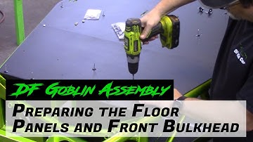 DF Goblin Assembly - Preparing the Floor Panels and Bulkhead