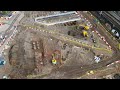 HS2 Curzon St - 05/09/2025 - foundations taking shape